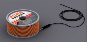 Теплый пол на основе двухжильного нагревательного кабеля AURA Heating КТА 136м -2500Вт