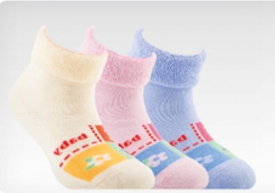Махровые носки для новорожденного
