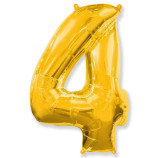 Фигура "4"  (40"/102 см) золото