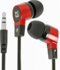 Наушники вставки Basic 619 черный + красный