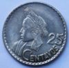 25 сентаво Гватемала 1961 серебро