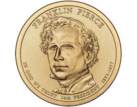 14-й президент США Франклин Пирс 1 доллар США 2010