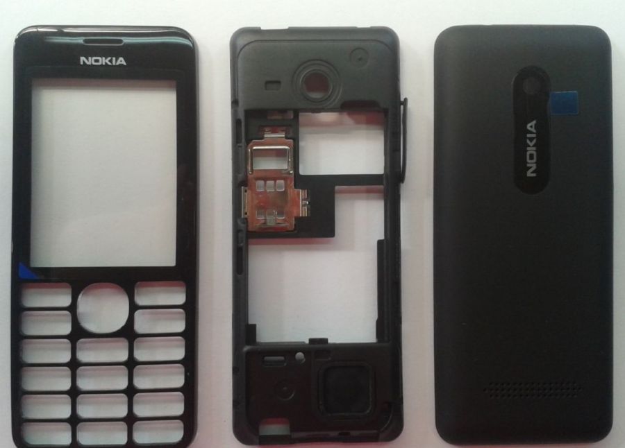 Корпус Nokia 206 (black)