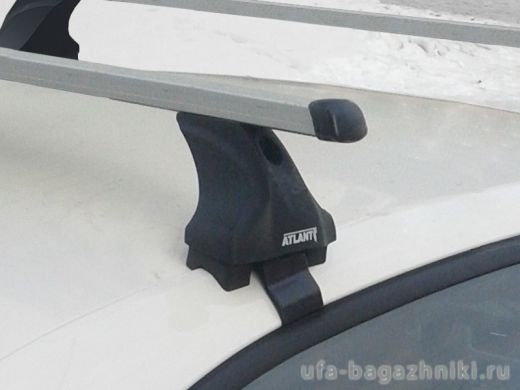 Багажник на крышу Skoda Octavia A7, Атлант, прямоугольные дуги, опора Е