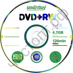 Smartbuy DVD+RW 4,7GB 4x CB-10