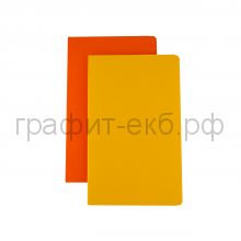 Книжка зап.Moleskine Large Volant нелинованная желтая/т.желтая QP723M10M11F