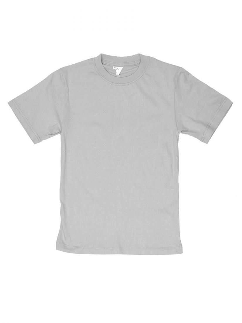 Легкая футболка на лето серого цвета