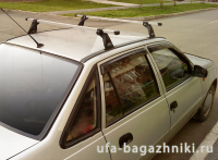 Багажник на крышу Daewoo Nexia Атлант (Россия) - алюминиевые дуги