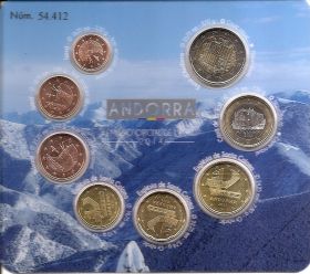 Годовой набор евро  Андорра 2014 НА ЗАКАЗ