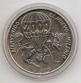 Миллениум - Аэростат  1 песо Куба 2000