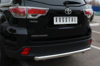Защита заднего бампера d63 (дуга) Toyota Highlander 2014-