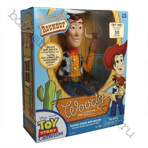 кукла шериф Вуди Woody деЛЮКС говорящий 40 см