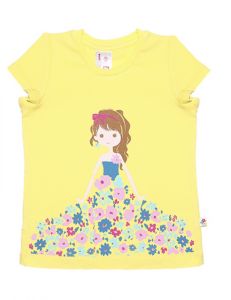 желтая футболка девочке от Черубино