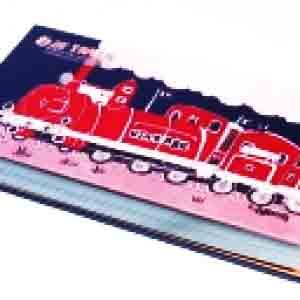 Блокнот Поезд красный  (25,5*18,5 см)