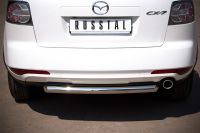 Защита заднего бампера  d63 Mazda CX-7 2010