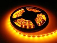 СД лента 4.8Вт SMD3528-60LED 240Lm 12V IP65 (желтый)