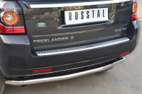 Защита заднего бампера d63 (волна) Land Rover Freelander 2 2013