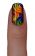 Слайдер-дизайн для ногтей яркие разноцветные Розы