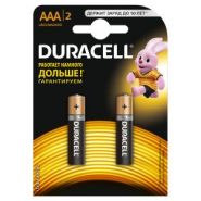 Батарея DURACELL Basic LR03-2BL, 2 шт. AAA