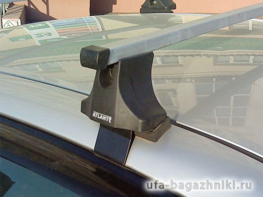 Багажник на крышу Toyota Corolla 2006-13, Атлант, прямоугольные дуги