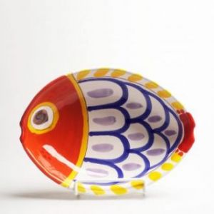 Тарелка глубокая керамическая «Рыба» Ceramiche de Simone PT745PE3 (Италия)