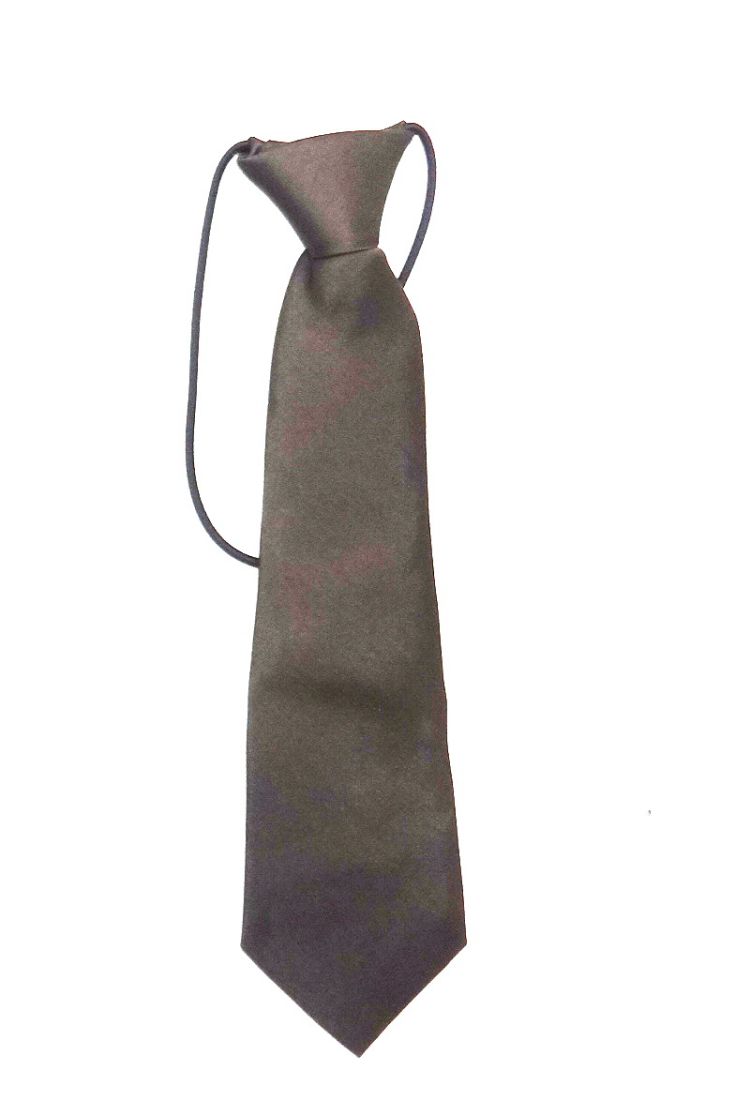 Темно-коричневый галстук для мальчика
