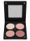 Make-Up Atelier Paris Palette Blush Powder 3D  BL3DBR Beige rose Румяна в палитре на 4 цвета розово-бежевые с зеркалом