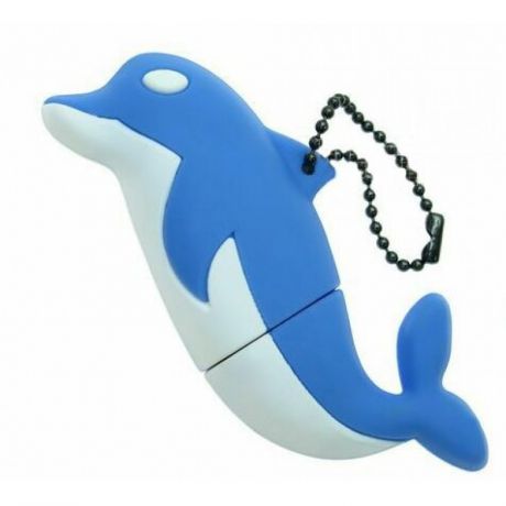 Флешка Дельфин синий