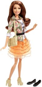 Кукла Тереза Floral Jacket & Orange Ruffle Skirt, серия Уличный стиль, BARBIE