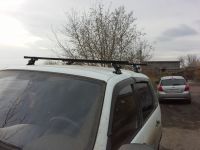 Багажник на крышу Chevrolet Niva, Евродеталь, стальные дуги