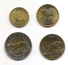 Фауна Набор монет Уругвай 2011 (4 монеты)