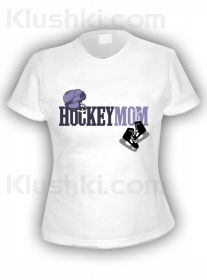 Футболка с изображением "Hockey mom"