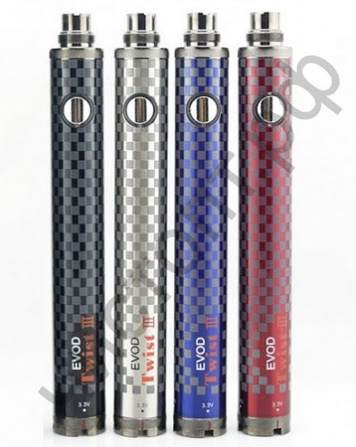 Аккумулятор для электронных сигарет EVOD TWIST III 1600mA Распродажа !!!