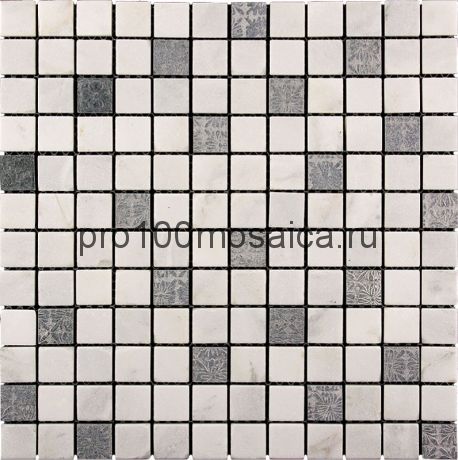 BDA-2311 (BDA-11R) Мозаика Мрамор+Агломерат 23*23  INKA 298*298*8 мм (NATURAL)