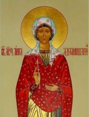 Икона Анна Адрианопольская (рукописная)