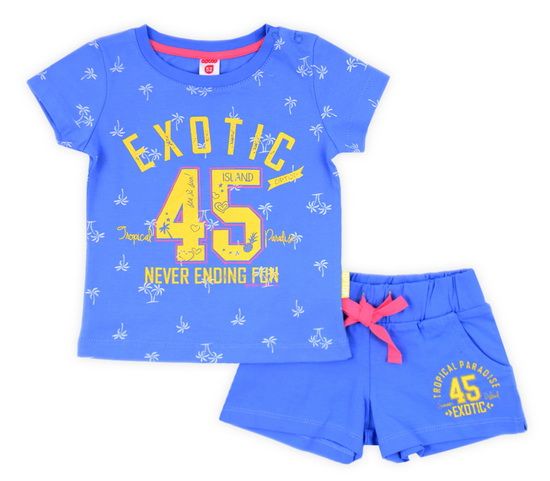 Синий комплект для девочки Exotic 45