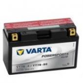 Мото аккумулятор АКБ VARTA (ВАРТА) AGM 507 901 012 A514 YT7B-4 / YT7B-BS 7Ач п.п.