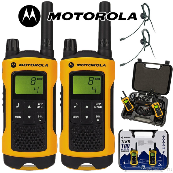 Рация Motorola TLKR T80 Extreme (в комплекте 2-ве туристические рации)