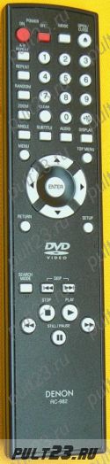 DENON RC-982, DVD-555, DVD-1710, DVD-1910