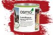 Непрозрачная краска для наружных работ Osmo Landhausfarbe 2311 красно-коричневая 2,5 л