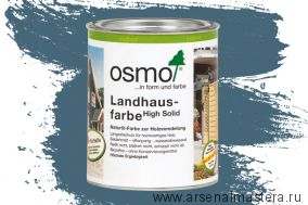 Непрозрачная краска для наружных работ Osmo Landhausfarbe 2507 cеро-голубая 0,75 л Osmo-2507-0.75 11400115