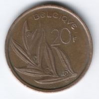 20 франков 1981 г. Бельгия