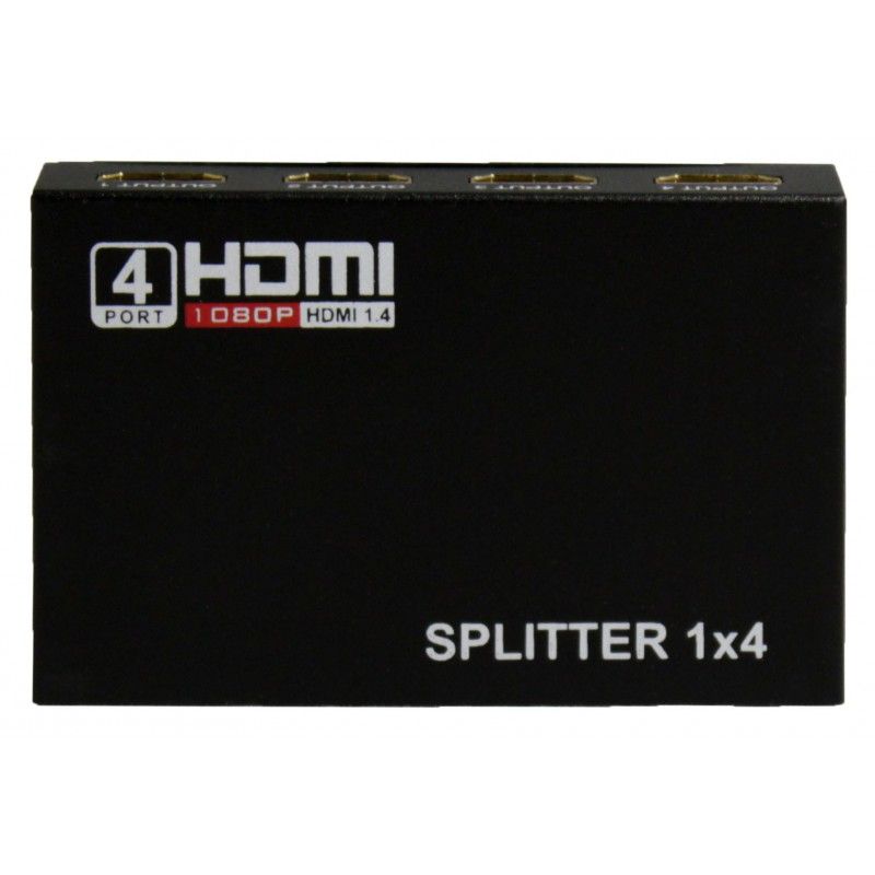 Сплиттер 1HDMI*4HDMI (1080P,3D, HDMI ver 1.4)