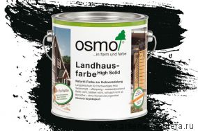 Непрозрачная краска для наружных работ Osmo Landhausfarbe 2703 cеро-чёрная 2,5 л Osmo-2703-2.5 11400014
