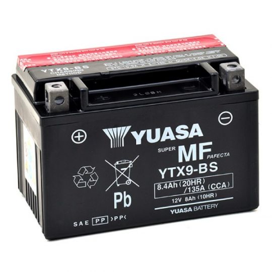 Мото аккумулятор АКБ YUASA (Юаса) YTX9-BS 8Ач п.п.