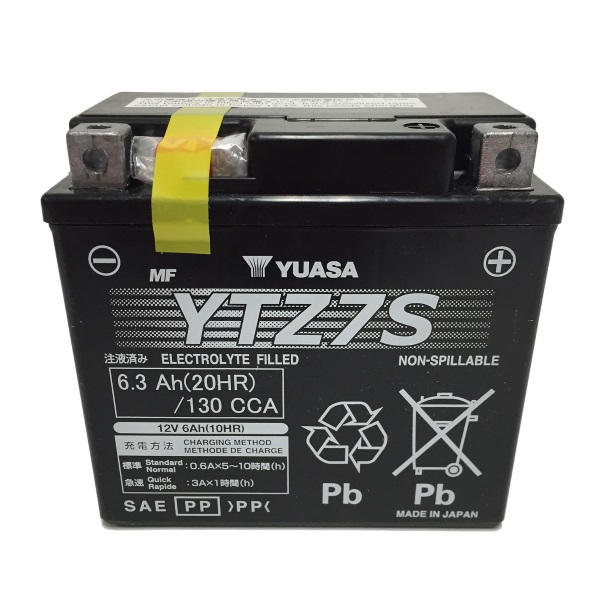 Мото аккумулятор АКБ YUASA (Юаса) YTZ7S 6Ач о.п.