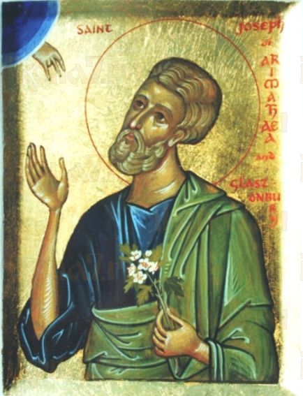 Икона Иосиф Аримафейский (рукописная)