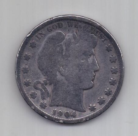 1/2 доллара 1904 г. США