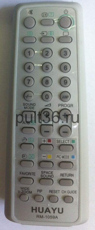 Пульт ДУ Sony RM-1059A корпус GA002 универсальный пульт КНР