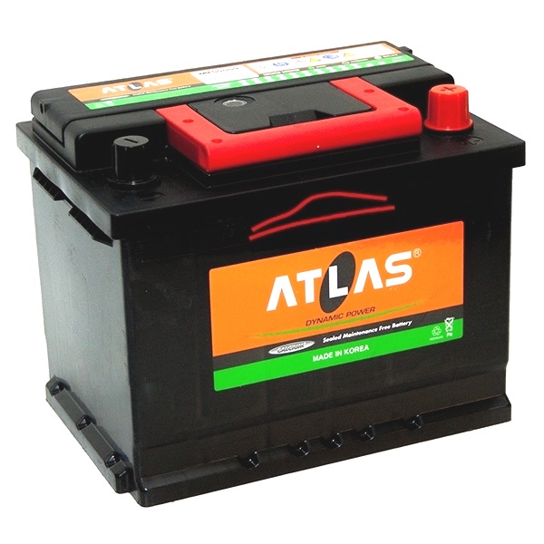 Автомобильный аккумулятор АКБ ATLAS (Атлас) 55559 55Ач о.п.